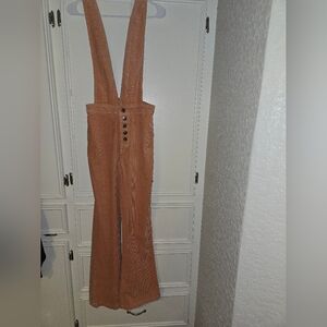 GB suspender corduroy pants